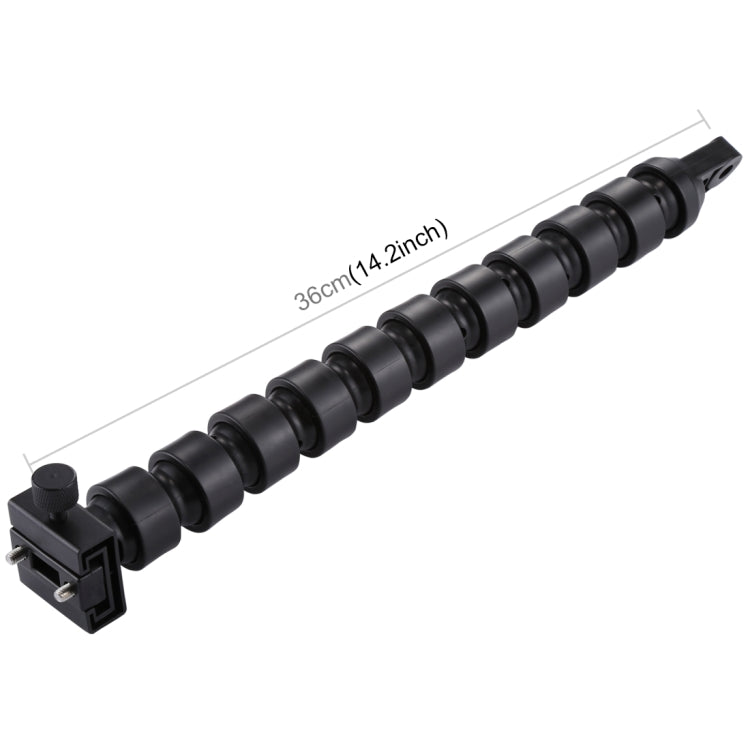 PULUZ 14 inch 35.5 cm Flex Arm with YS Adapter + Fixed Base + T-Groove Plate-garmade.com