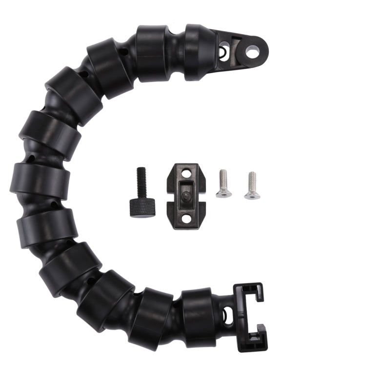 PULUZ 14 inch 35.5 cm Flex Arm with YS Adapter + Fixed Base + T-Groove Plate-garmade.com