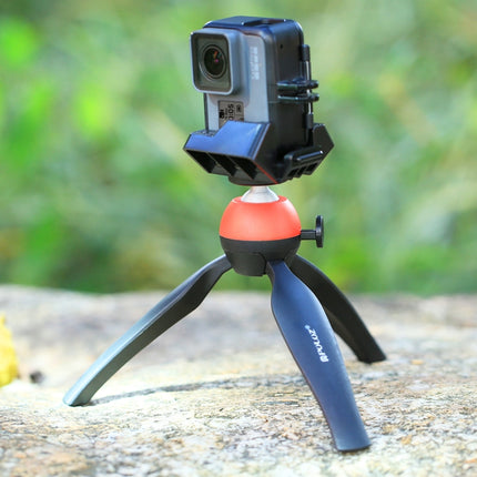PULUZ Multi-functional Multi-angle Instant Stand Mount Adapter for GoPro HERO10 Black / HERO9 Black / HERO8 Black /7 /6 /5 /5 Session /4 Session /4 /3+ /3 /2 /1, DJI Osmo Action, Xiaoyi and Other Action Cameras-garmade.com