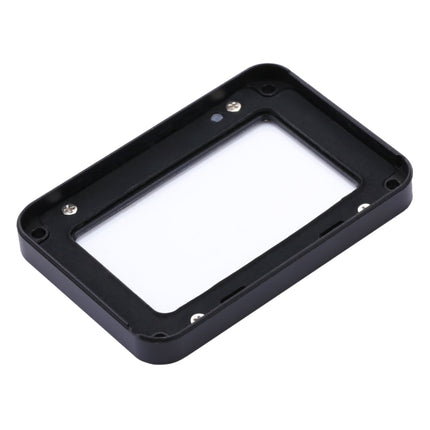 PULUZ Aluminum Alloy Flame + Tempered Glass Lens Protector for Sony RX0 / RX0 II, with Screws and Screwdrivers(Black)-garmade.com