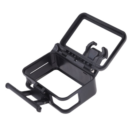 PULUZ Standard Border Frame ABS Protective Cage for DJI Osmo Action, with Buckle Basic Mount & Screw(Black)-garmade.com