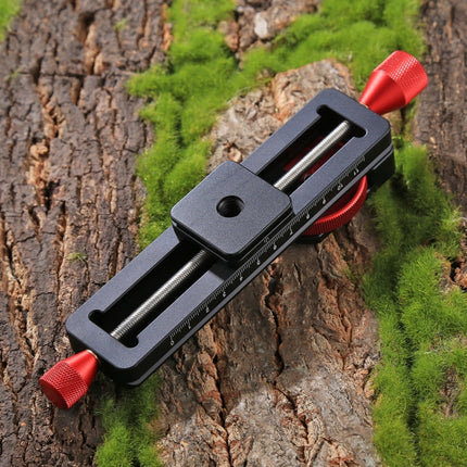 PULUZ Macro Focusing Rail Slider Close-up Shooting Tripod Head Quick Release Plate Holder-garmade.com