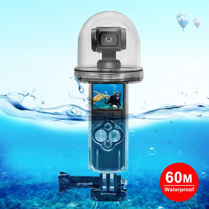 PULUZ 60m Underwater Waterproof Housing Diving Case Cover for DJI Osmo Pocket-garmade.com