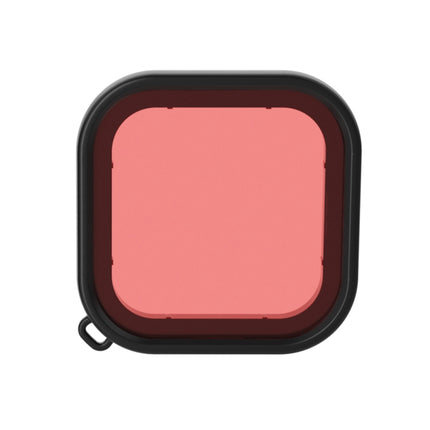 PULUZ Square Housing Diving Color Lens Filter for GoPro HERO8 Black(Pink)-garmade.com