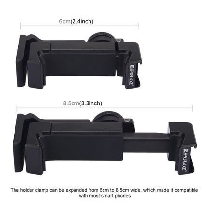 PULUZ 360 Degree Rotating Universal Horizontal Vertical Shooting Phone Metal Clamp Holder Bracket, For iPhone, Galaxy, Huawei, Xiaomi, Sony, HTC, Google and other Smartphones-garmade.com