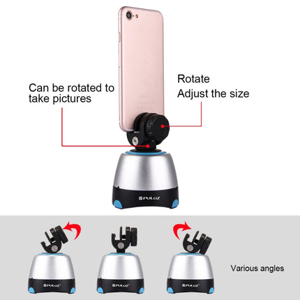 PULUZ Phone Mount Metal Clamp for 360 Degree Rotation Panoramic Head-garmade.com