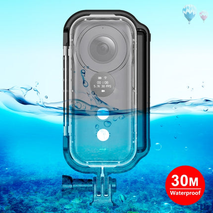 PULUZ 30m Underwater Waterproof Housing Protective Case for Insta360 ONE X, with Buckle Basic Mount & Screw-garmade.com