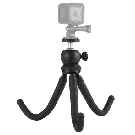 [US Warehouse] PULUZ Mini Octopus Flexible Tripod Holder with Ball Head for SLR Cameras, GoPro, Cellphone, Size: 25cmx4.5cm-garmade.com