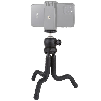 [US Warehouse] PULUZ Mini Octopus Flexible Tripod Holder with Ball Head for SLR Cameras, GoPro, Cellphone, Size: 25cmx4.5cm-garmade.com