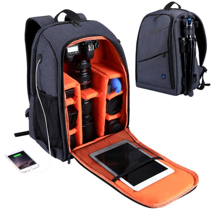 PULUZ Outdoor Portable Waterproof Scratch-proof Dual Shoulders Backpack Handheld PTZ Stabilizer Camera Bag with Rain Cover for Digital Camera, DJI Ronin-SC / Ronin-S(Grey)-garmade.com