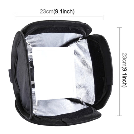 PULUZ Foldable Soft Flash Light Diffuser Softbox Cover, Size: 23cm x 23cm-garmade.com