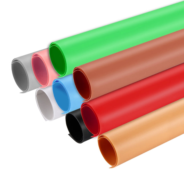 PULUZ Photography Background PVC Paper Kits for Studio Tent Box, Size: 121cm x 58cm(Black)-garmade.com