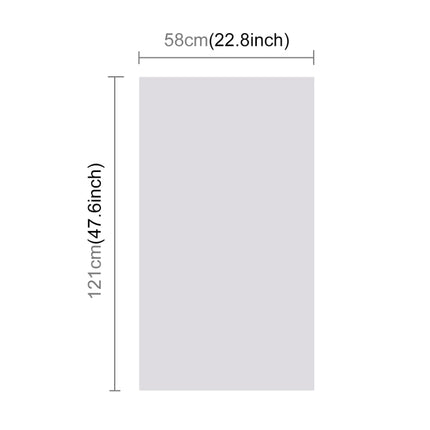 PULUZ Photography Background PVC Paper Kits for Studio Tent Box, Size: 121cm x 58cm(White)-garmade.com