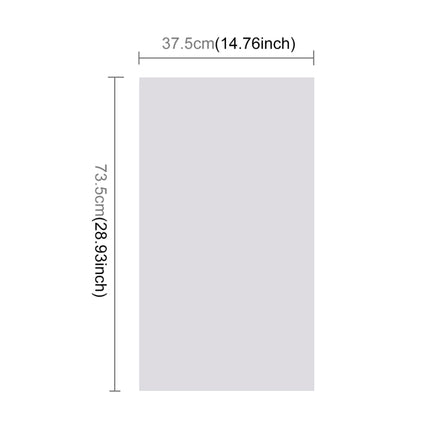 PULUZ Photography Background PVC Paper for Studio Tent Box, Size: 73.5cm x 36cm(White)-garmade.com