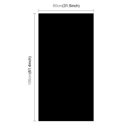 PULUZ Photography Background PVC Paper Kits for Studio Tent Box, Size: 156cm x 80cm (Black)-garmade.com