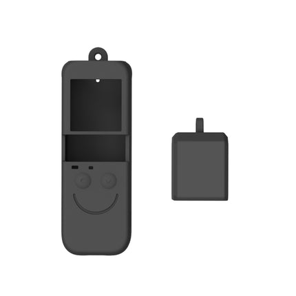 PULUZ 2 in 1 Silicone Cover Case Set for DJI OSMO Pocket 2 (Black)-garmade.com