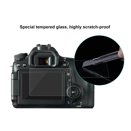 PULUZ 2.5D 9H Tempered Glass Film for Canon 650D, Compatible with 80D / 70D / 77D(9000D) / 800D(X9I) / 700D(X7I) / 750D(X8I) / 760D(8000D) / XC10 / XC15 / 7D2, Pentax Q1 / K-S1 /Q10 / Q7, Panasonic ZS35, Nikon V1-garmade.com