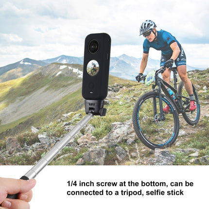 PULUZ Full Body Dust-proof Silicone Protective Case for Insta360 ONE X2(Black)-garmade.com
