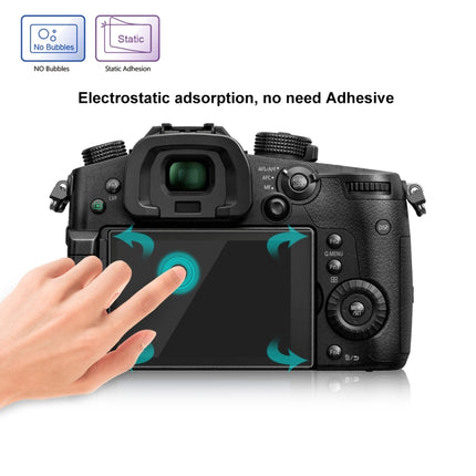 PULUZ 2.5D 9H Tempered Glass Film for Panasonic GH5, Compatible with Canon EOS M3 / M5 / M10-garmade.com