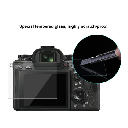 PULUZ 2.5D 9H Tempered Glass Film for Sony ILCE-9 (A9), Compatible with Sony RX100/II/III/IV/V/IV / A99 / HX400 / H300 / A99II / A7RIII / A7RII / A77II / RX10II / WX500 / HX90V, Samsung WB1100 / EX2F, Olympian VH-410-garmade.com