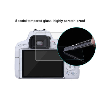 PULUZ 2.5D 9H Tempered Glass Film for Canon EOS 200D, Compatible with Canon KISS X9 / EOS Rebel SL2-garmade.com