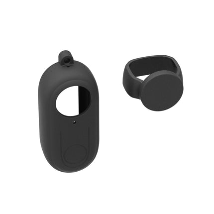 PULUZ Silicone Protective Case with Lens Cover for Insta360 GO 2(Black)-garmade.com