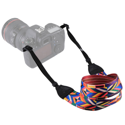 PULUZ Retro Ethnic Style Multi-color Series Shoulder Neck Strap Camera Strap for SLR / DSLR Cameras-garmade.com