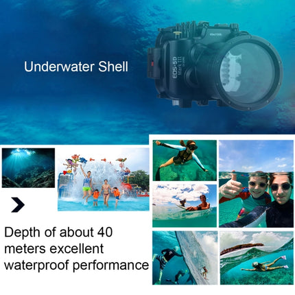 PULUZ 40m Underwater Depth Diving Case Waterproof Camera Housing for Canon EOS-5D Mark III (EF 24-105mm f/4L IS II USM)-garmade.com