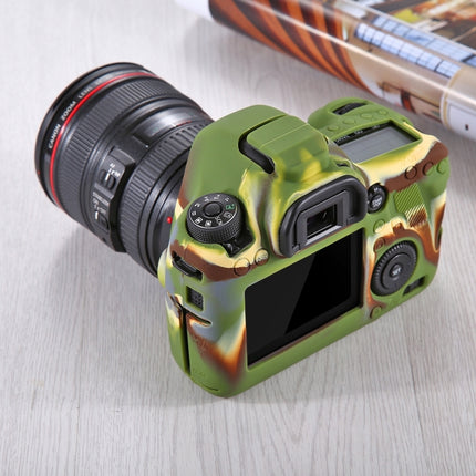 PULUZ Soft Silicone Protective Case for Canon EOS 6D(Camouflage)-garmade.com