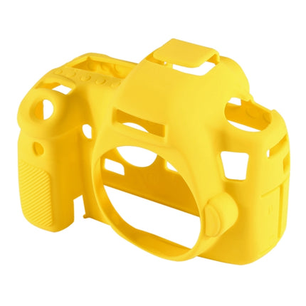 PULUZ Soft Silicone Protective Case for Canon EOS 6D(Yellow)-garmade.com