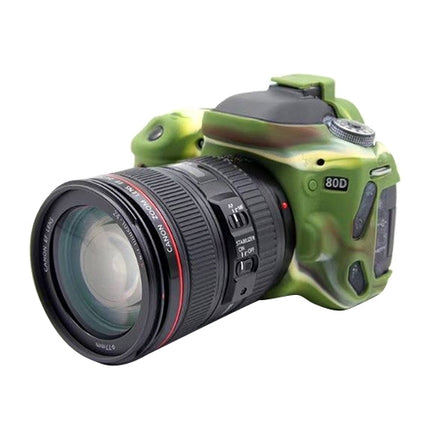 PULUZ Soft Silicone Protective Case for Canon EOS 80D-garmade.com
