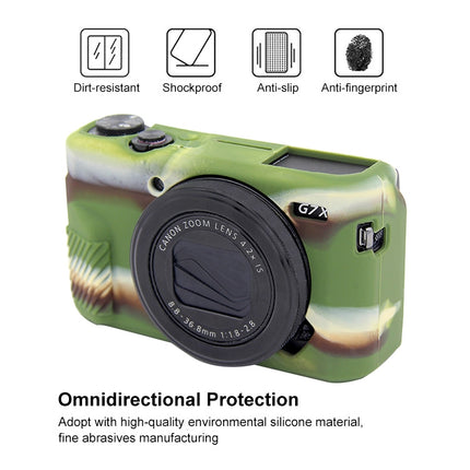 PULUZ Soft Silicone Protective Case for Canon EOS G7 X Mark II-garmade.com
