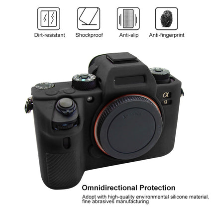 PULUZ Soft Silicone Protective Case for Sony A9 (ILCE-9) / A7 III/ A7R III(Black)-garmade.com