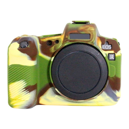 PULUZ Soft Silicone Protective Case for Canon EOS R(Camouflage)-garmade.com