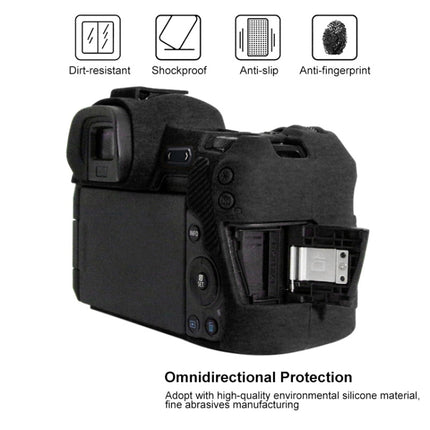 PULUZ Soft Silicone Protective Case for Canon EOS R (Black)-garmade.com