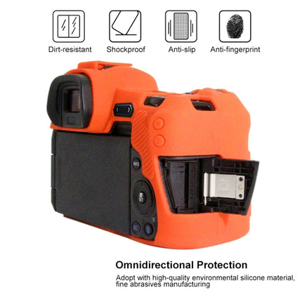 PULUZ Soft Silicone Protective Case for Canon EOS R(Orange)-garmade.com