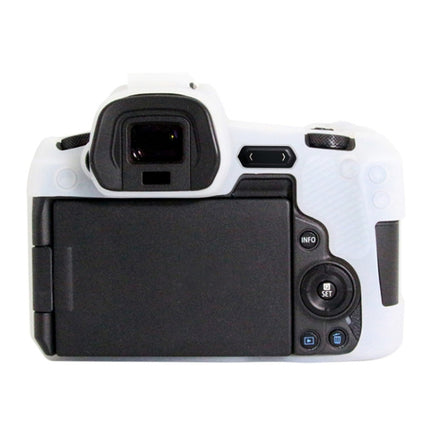PULUZ Soft Silicone Protective Case for Canon EOS R(White)-garmade.com