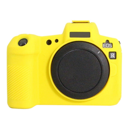 PULUZ Soft Silicone Protective Case for Canon EOS R(Yellow)-garmade.com