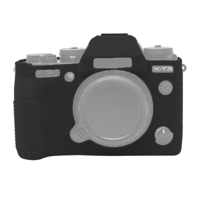 PULUZ Soft Silicone Protective Case for FUJIFILM XT3(Black)-garmade.com