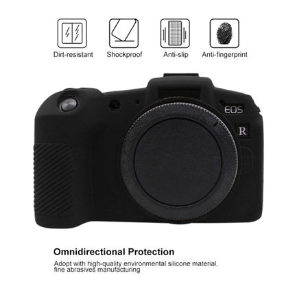 PULUZ Soft Silicone Protective Case for Canon EOS RP(Black)-garmade.com