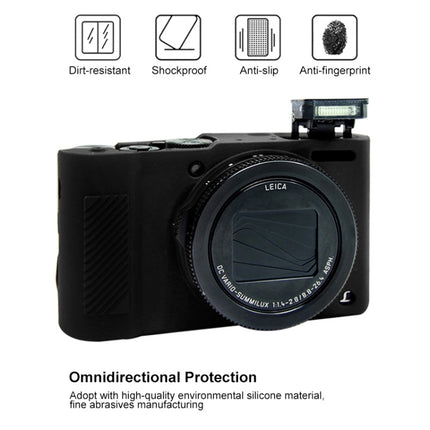 PULUZ Soft Silicone Protective Case for Panasonic Lumix LX10(Black)-garmade.com