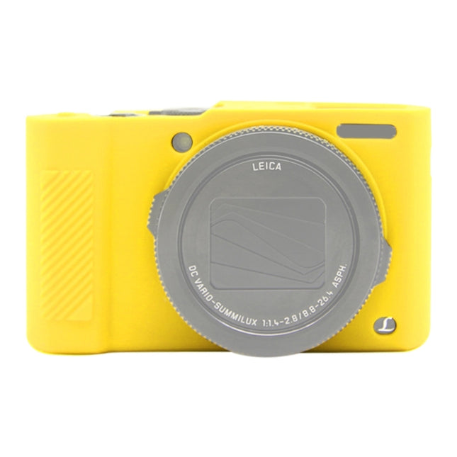 PULUZ Soft Silicone Protective Case for Panasonic Lumix LX10(Yellow)-garmade.com