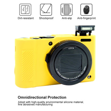 PULUZ Soft Silicone Protective Case for Panasonic Lumix LX10(Yellow)-garmade.com
