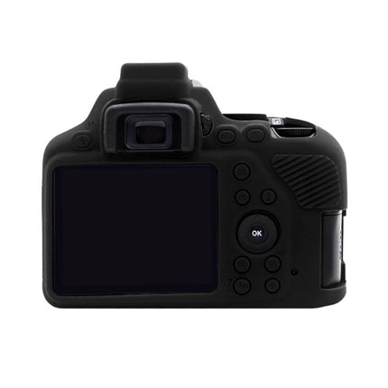 PULUZ Soft Silicone Protective Case for Nikon D3500(Black)-garmade.com