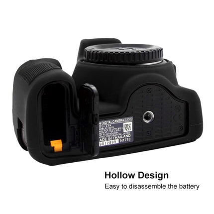 PULUZ Soft Silicone Protective Case for Nikon D3500(Black)-garmade.com