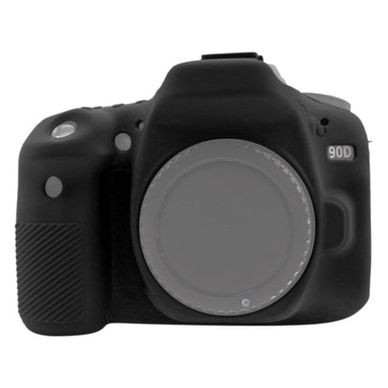 PULUZ Soft Silicone Protective Case for Canon EOS 90D(Black)-garmade.com