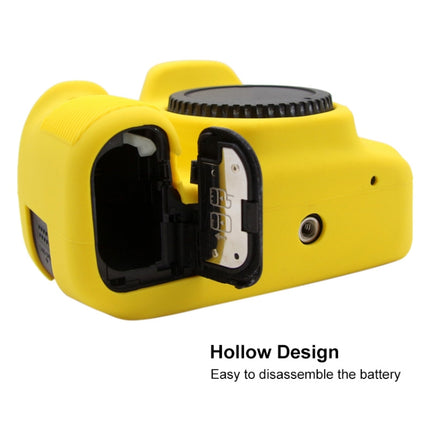 PULUZ Soft Silicone Protective Case for Canon EOS 90D (Yellow)-garmade.com