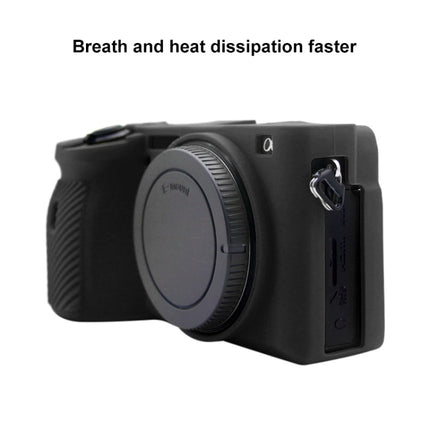 PULUZ Soft Silicone Protective Case for Sony A6600 / ILCE-6600 (Black)-garmade.com