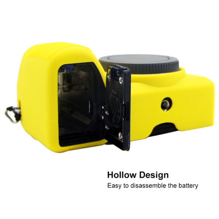 PULUZ Soft Silicone Protective Case for Sony A6600 / ILCE-6600 (Yellow)-garmade.com