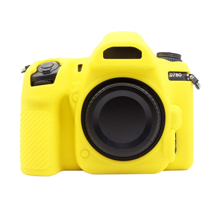 PULUZ Soft Silicone Protective Case for Nikon D780(Yellow)-garmade.com